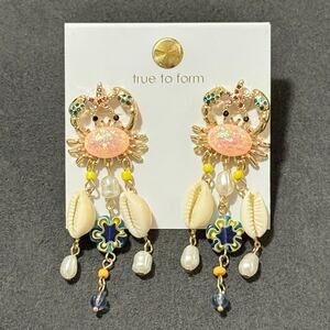 NEW | True to Form | Viral Trendy Iridescent Crab Earrings